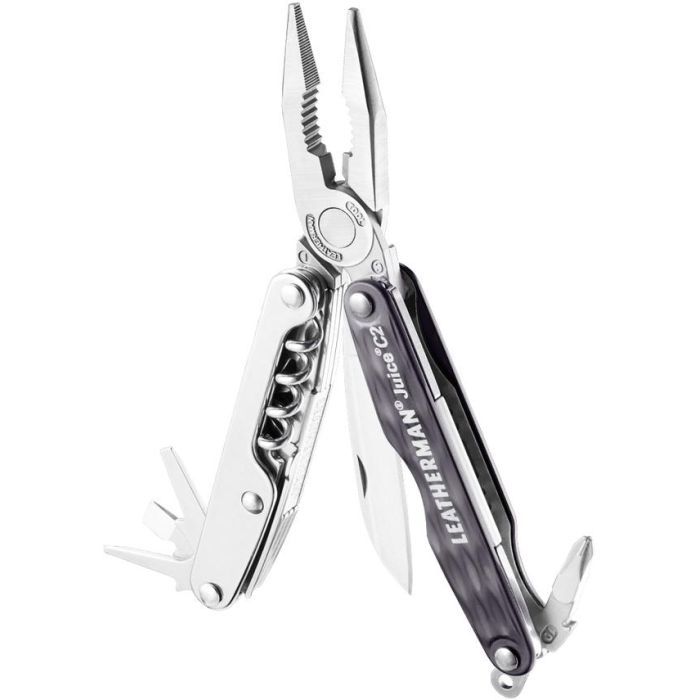 Мультитул Leatherman Juice C2- Granite Gray с кожаным чехлом (831936) зображення 2