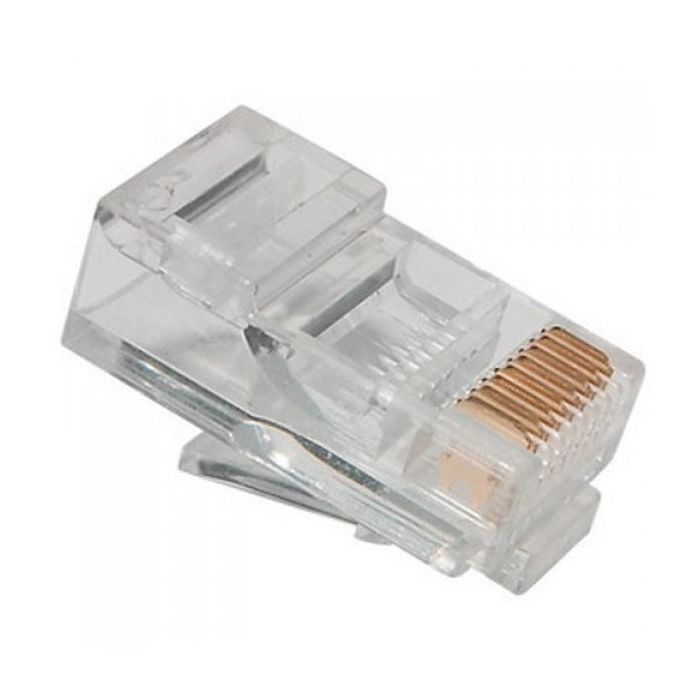 Конектор Ritar RJ45 cat.5e UTP 8P8C PREMIUM (позолоченные контакты) 100 шт (13193)