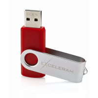 USB флеш накопитель eXceleram 32GB P1 Series Silver/Red USB 2.0 (EXP1U2SIRE32) изображение 3