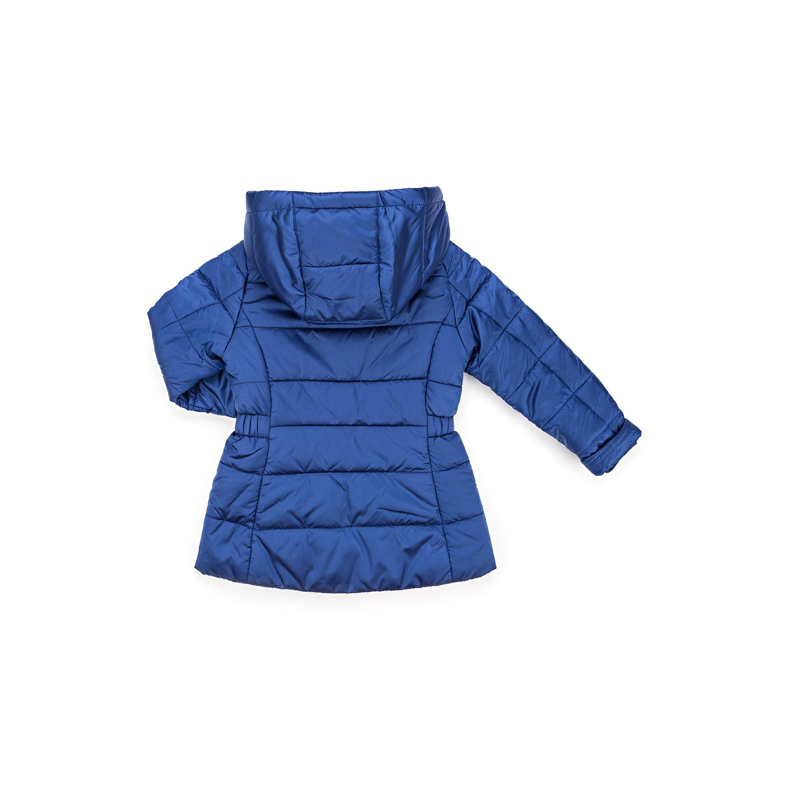Куртка Snowimage удлиненная с капюшоном и цветочками (SICY-G107-110G-blue) изображение 2