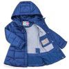 Куртка детская Snowimage удлиненная с капюшоном и цветочками (SICY-G107-116G-blue) изображение 5
