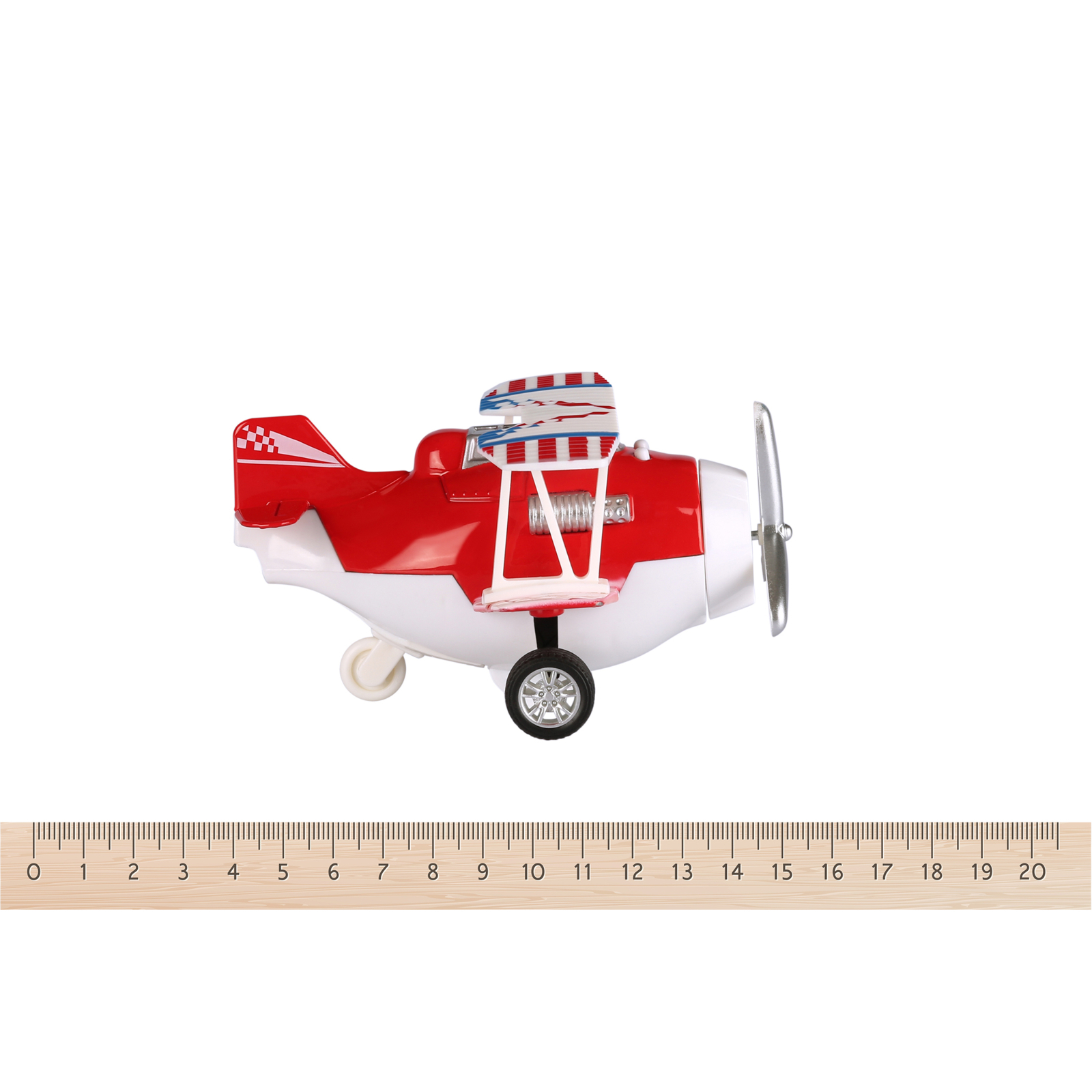 Спецтехніка Same Toy Самолет металический инерционный Aircraft оранжевый со свето (SY8012Ut-1) зображення 3