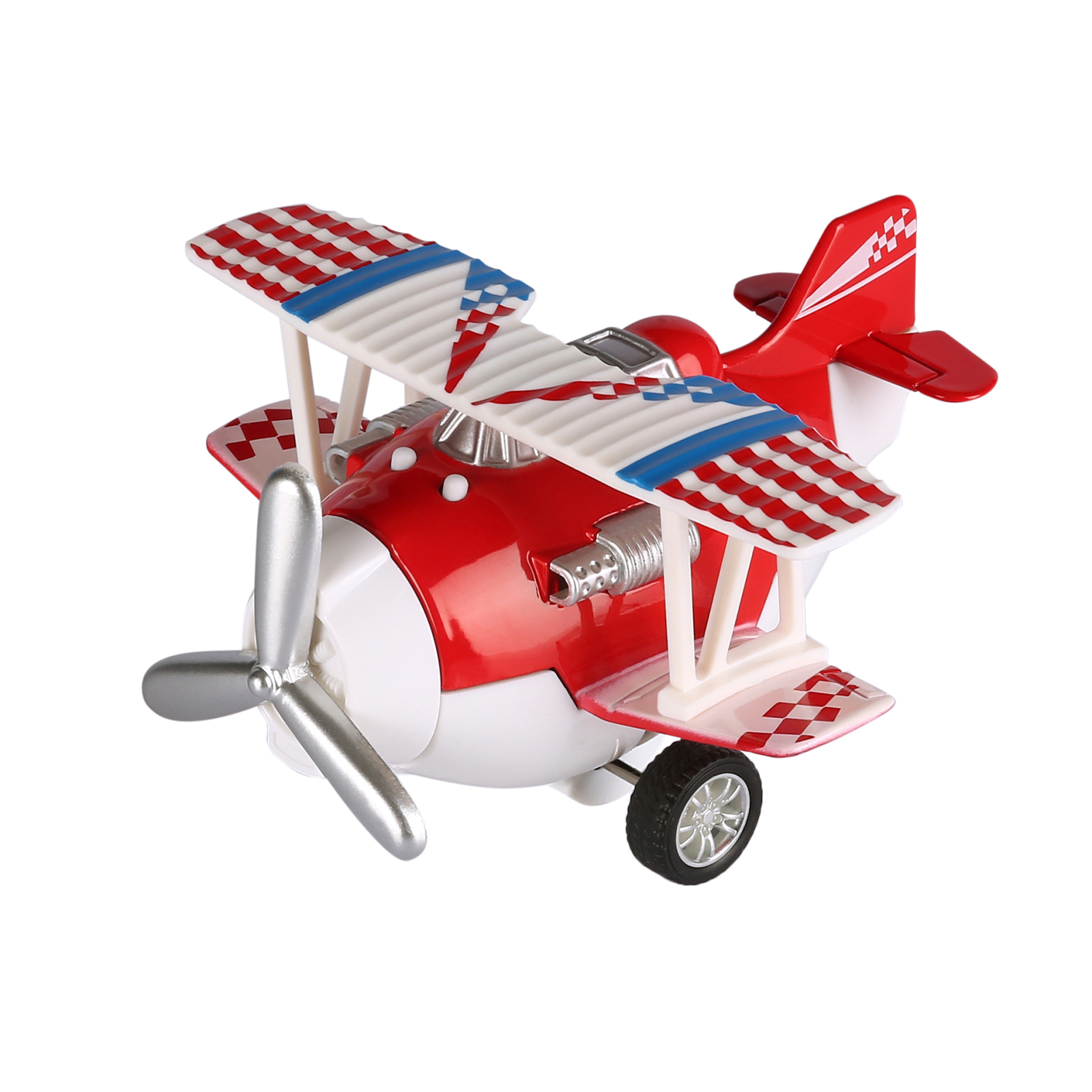 Спецтехніка Same Toy Самолет металический инерционный Aircraft красный со светом (SY8012Ut-3)