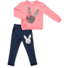 Набор детской одежды Breeze с зайчиком из пайеток (11425-98G-peach)