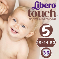 Подгузники Libero Touch 5 (10-14 кг) 36 шт (7322540770230)