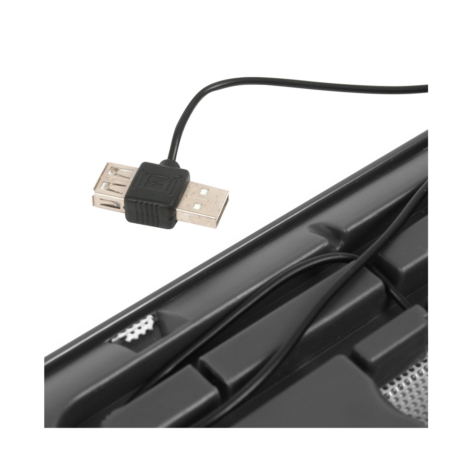 Підставка до ноутбука Omega Laptop Cooler pad "ICE CUBE" 14cm fan USB port black (OMNCPC) зображення 3