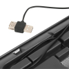 Подставка для ноутбука Omega Laptop Cooler pad "ICE CUBE" 14cm fan USB port black (OMNCPC) изображение 3