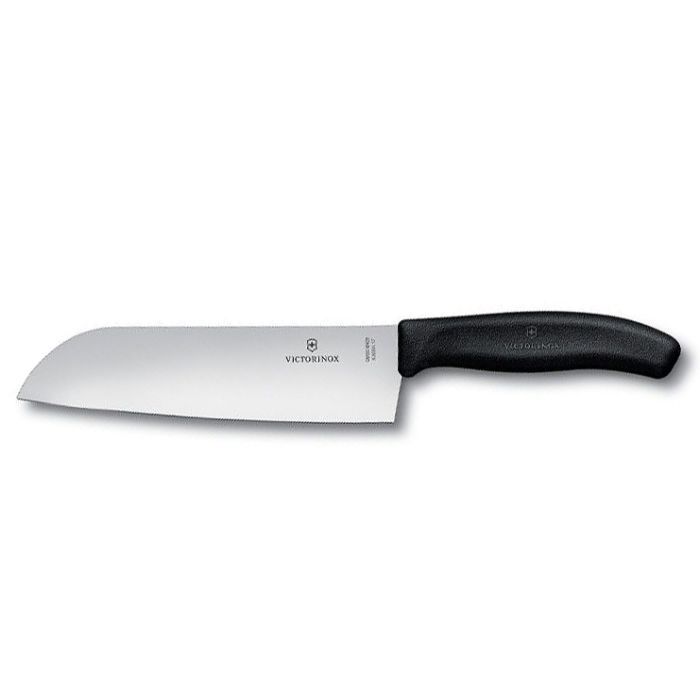 Кухонний ніж Victorinox SwissClassic сантоку 17 см, черный (6.8503.17B)