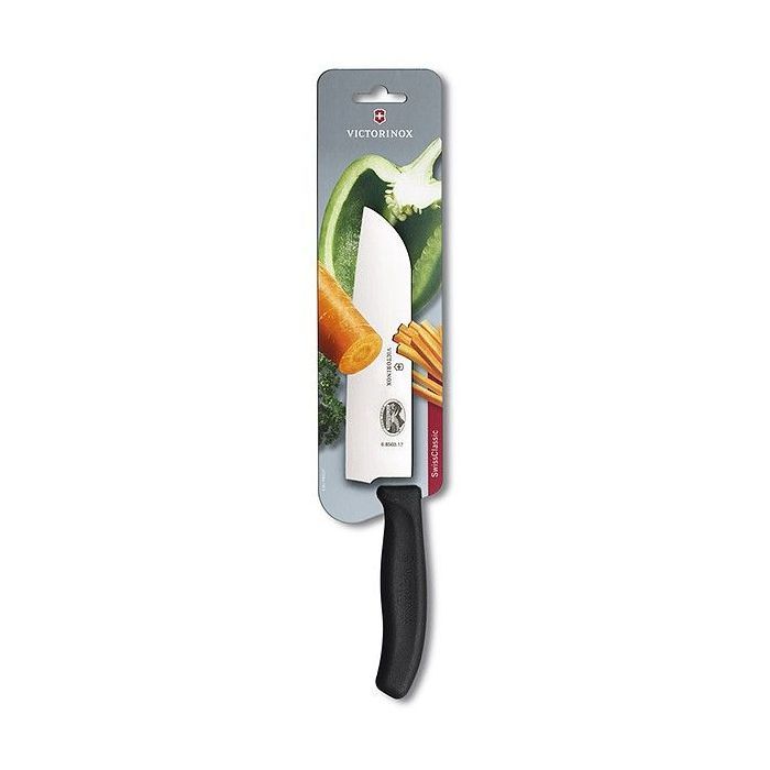 Кухонний ніж Victorinox SwissClassic сантоку 17 см, черный (6.8503.17B) зображення 2