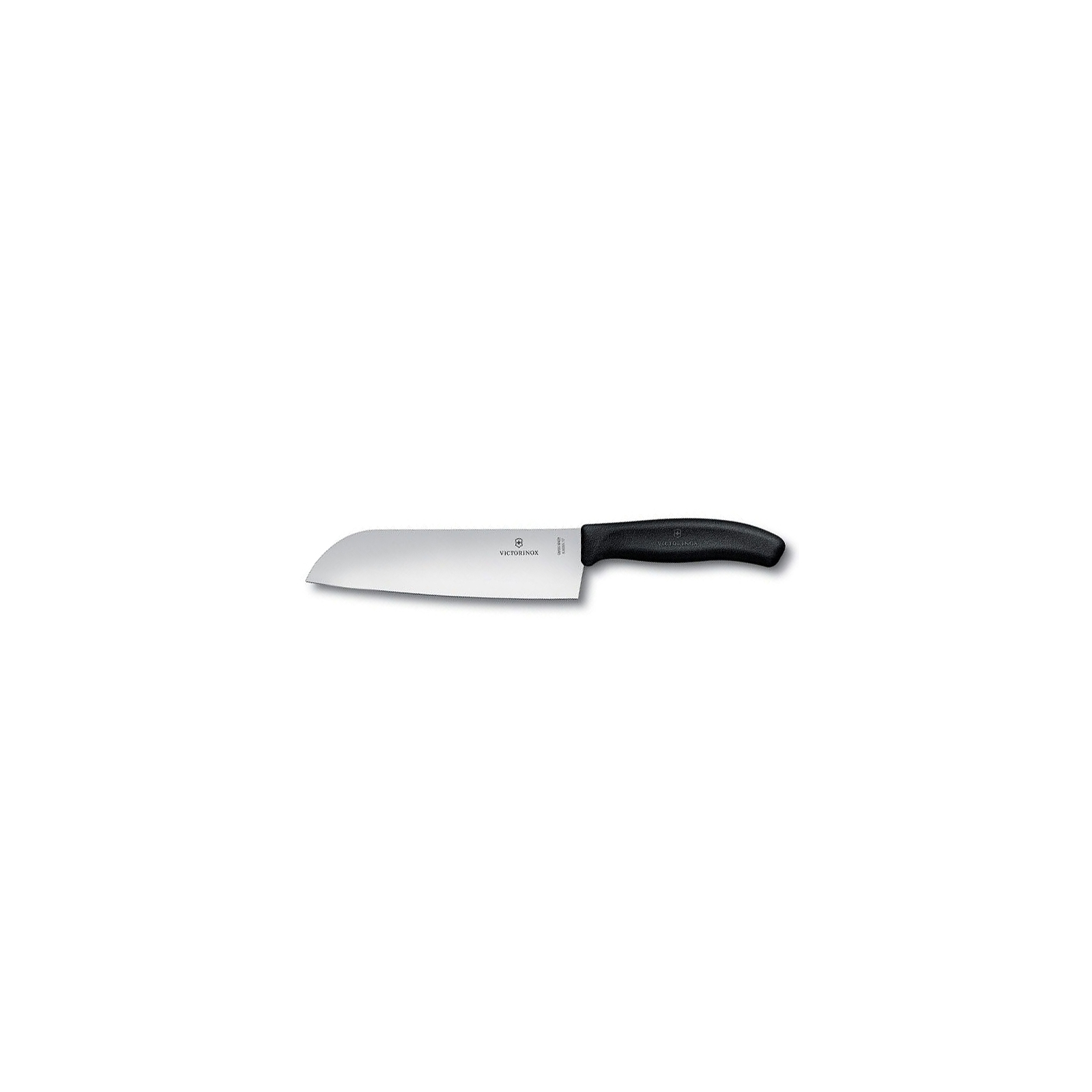 Кухонный нож Victorinox SwissClassic сантоку 17 см, черный (6.8503.17B)