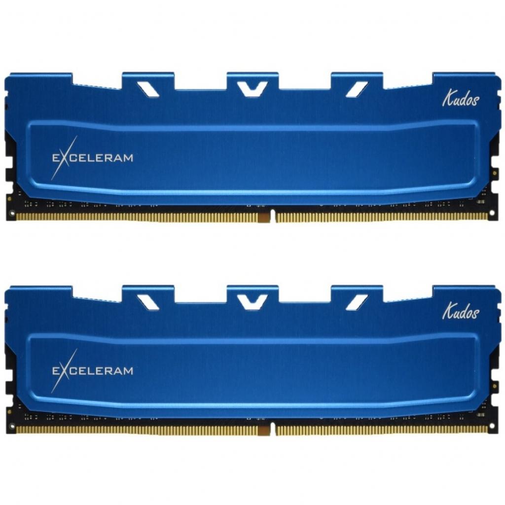Модуль пам'яті для комп'ютера DDR4 32GB (2x16GB) 3000 MHz Blue Kudos eXceleram (EKBLUE4323021AD)