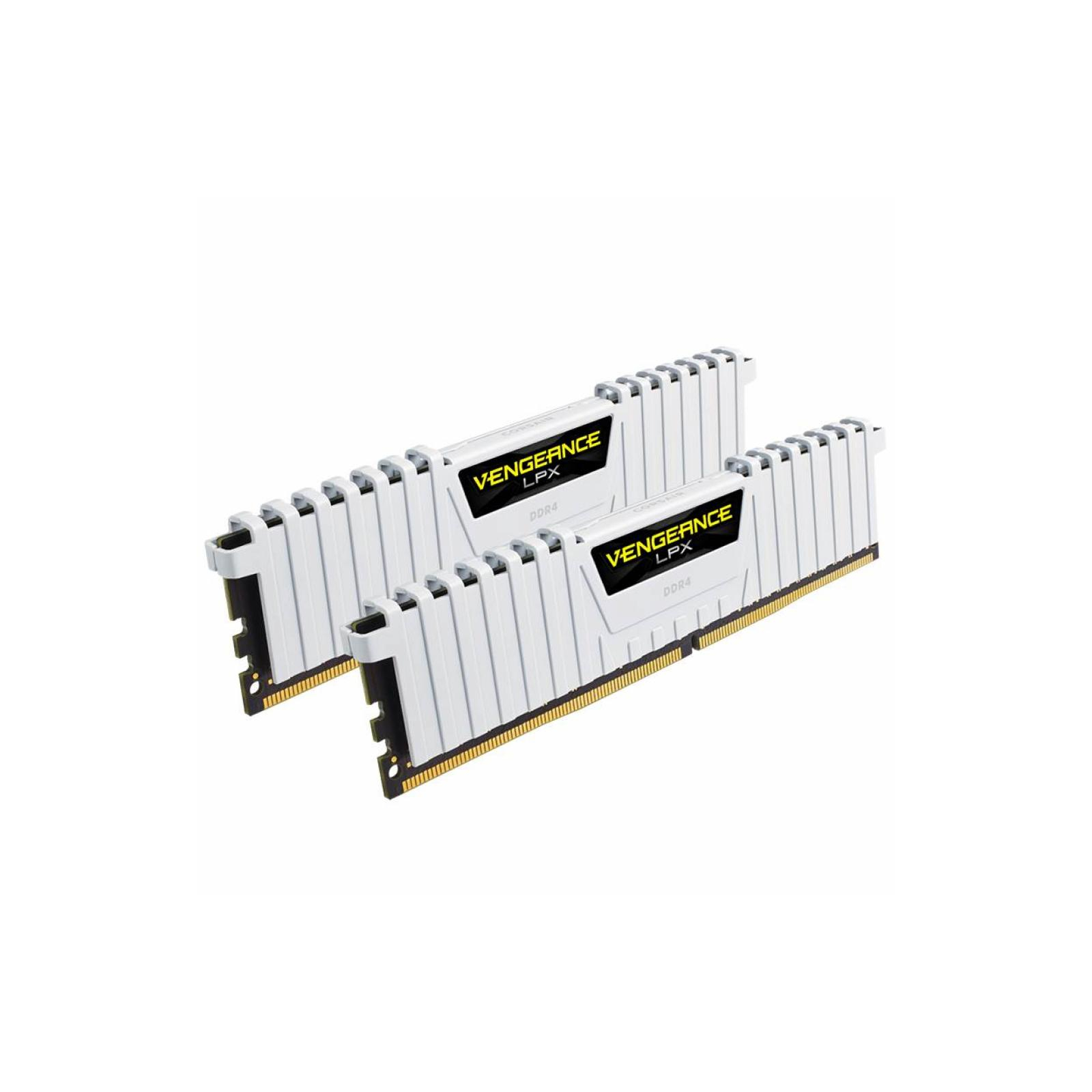 Модуль памяти для компьютера DDR4 16GB (2x8GB) 3200 MHz LPX White Corsair (CMK16GX4M2B3200C16W) изображение 3