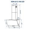 Витяжка кухонна Minola HDN 6212 BL 700 LED (HDN6212BL700LED) зображення 12