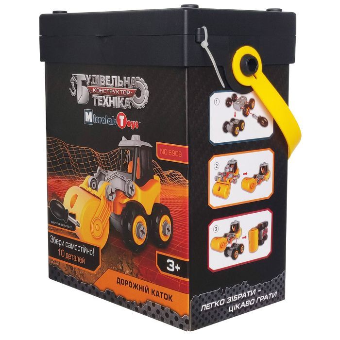Конструктор Microlab Toys Строительная техника - дорожный каток (MT8909) изображение 3