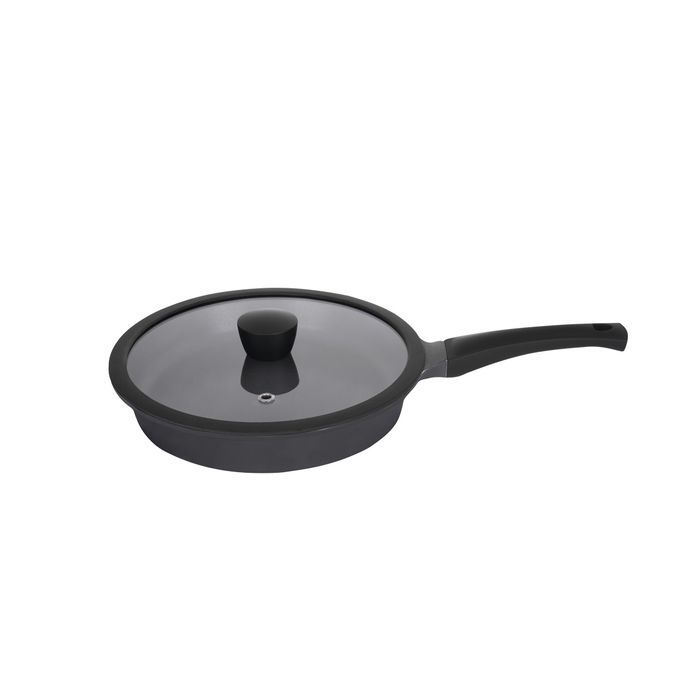 Сковорода Ringel Zitrone black с крышкой 28 см (RG-2108-28 BL) изображение 2
