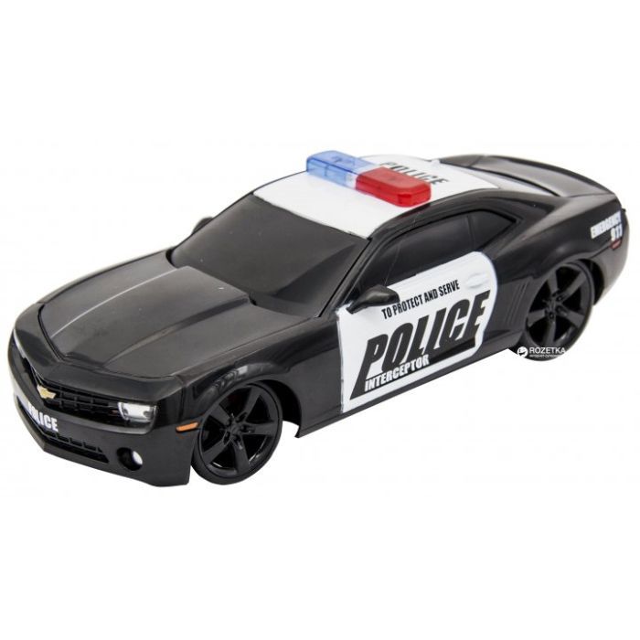 Машина Maisto Chevrolet Camaro SS RS (Police) чёрный (свет. и зв (81236 black)