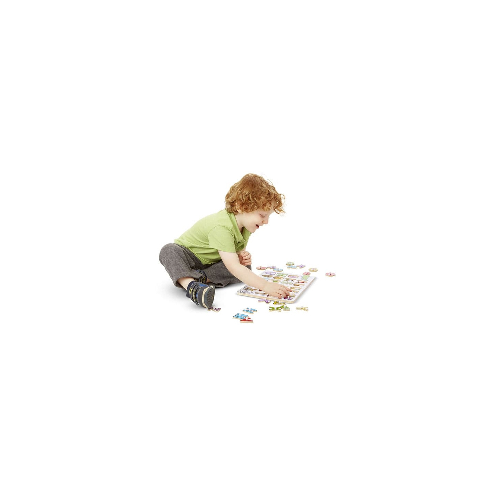 Развивающая игрушка Melissa&Doug Деревянная рамка-вкладыш Английский алфавит (MD23272) изображение 3