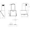 Вытяжка кухонная Borgio RNT-LX 60 white SU изображение 2