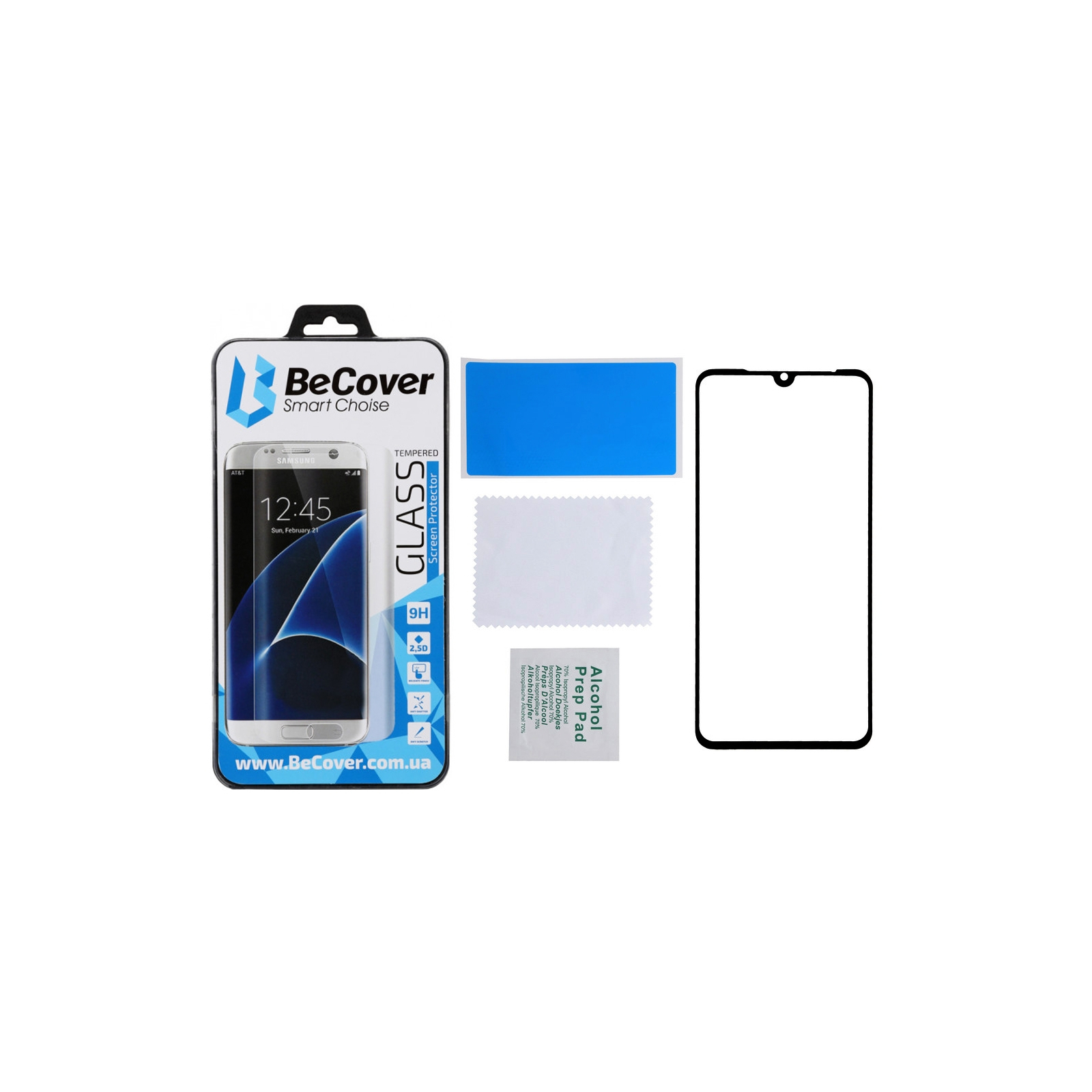 Стекло защитное BeCover OnePlus 6T Black (702994) изображение 2