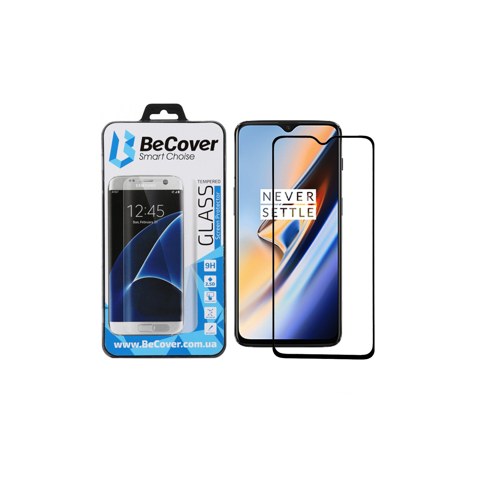 Стекло защитное BeCover OnePlus 6T Black (702994)