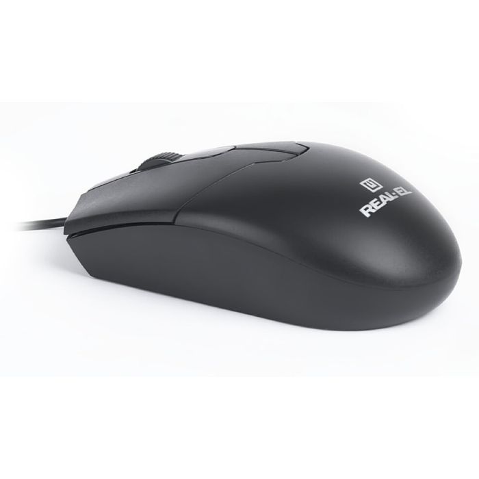 Мышка REAL-EL RM-208 USB Black изображение 2