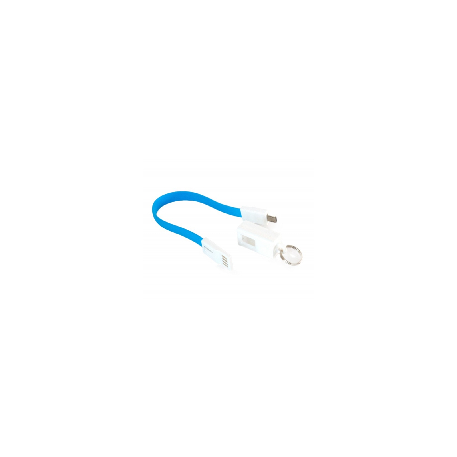 Дата кабель USB 2.0 AM to Micro 5P 0.18m blue Extradigital (KBU1785) зображення 2