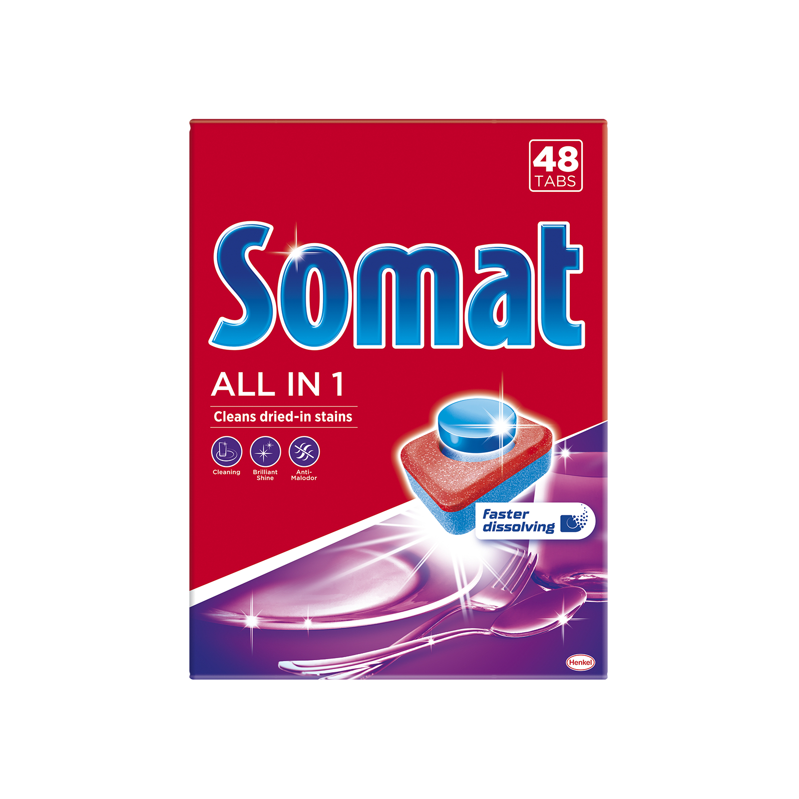 Таблетки для посудомийних машин Somat All in 1 48 шт (9000101347975)