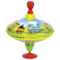 Развивающая игрушка Goki Юла металлическая Паровоз (53058G)