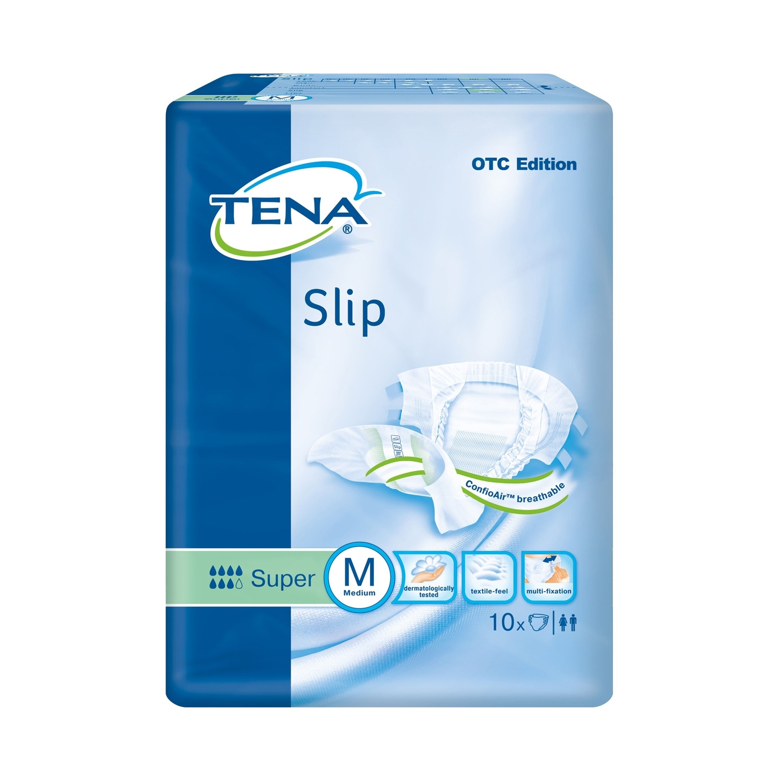 Подгузники для взрослых Tena Slip Super Medium 10 (7322541118284)