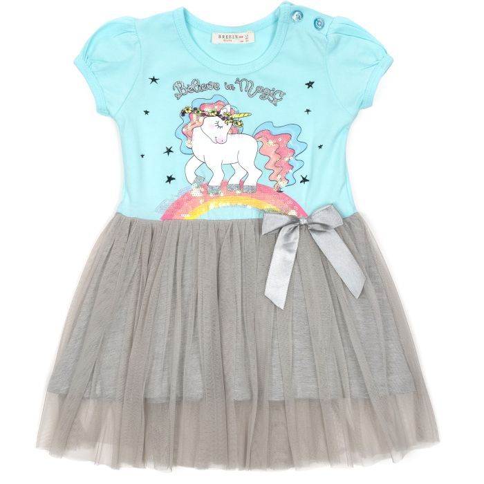 Плаття дитяче Breeze "BELIEVE IN MAGIC" (14102-86G-blue)