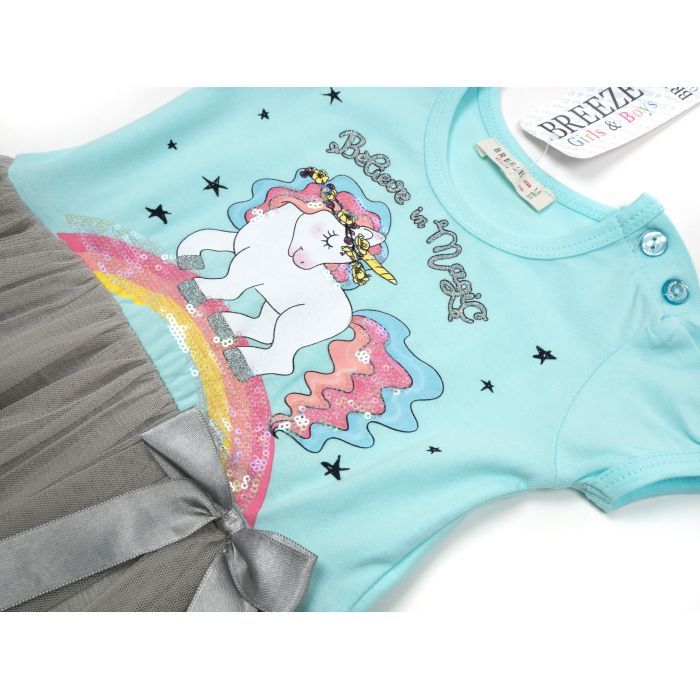 Плаття дитяче Breeze "BELIEVE IN MAGIC" (14102-86G-blue) зображення 3