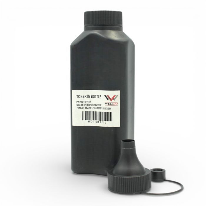 Тонер Konica Minolta Bizhub 162/163/180 TOMOEGAWA, 413г Welldo (WDTM162JT)