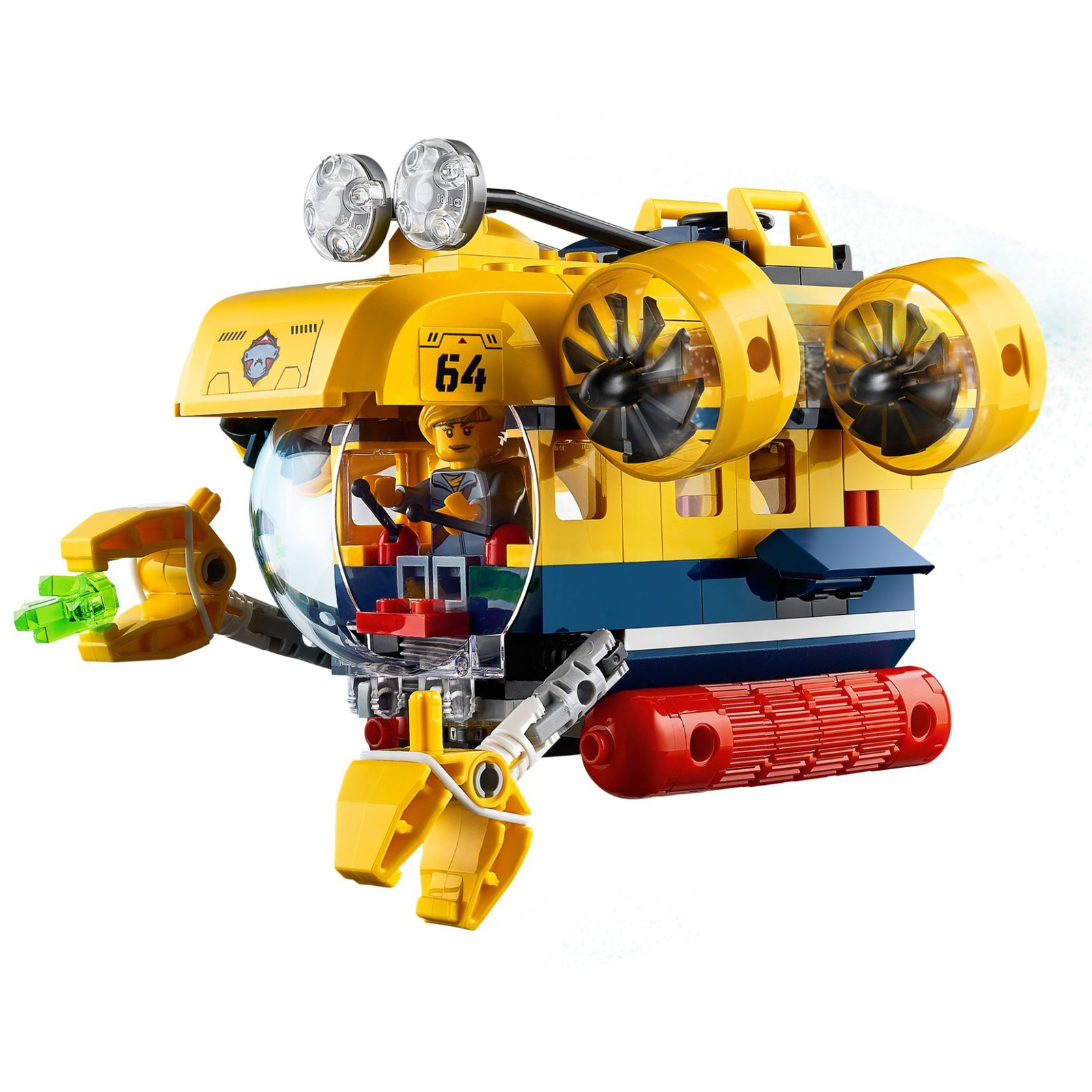 Конструктор LEGO City Океан: исследовательская подводная лодка 286 деталей (60264) изображение 7
