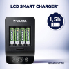 Зарядное устройство для аккумуляторов Varta LCD Smart Plus CHARGER +4*AA 2100 mAh (57684101441) изображение 5