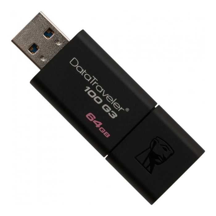 USB флеш накопитель Kingston 2x64GB DataTraveler 100 G3 USB 3.0 (DT100G3/64GB-2P)