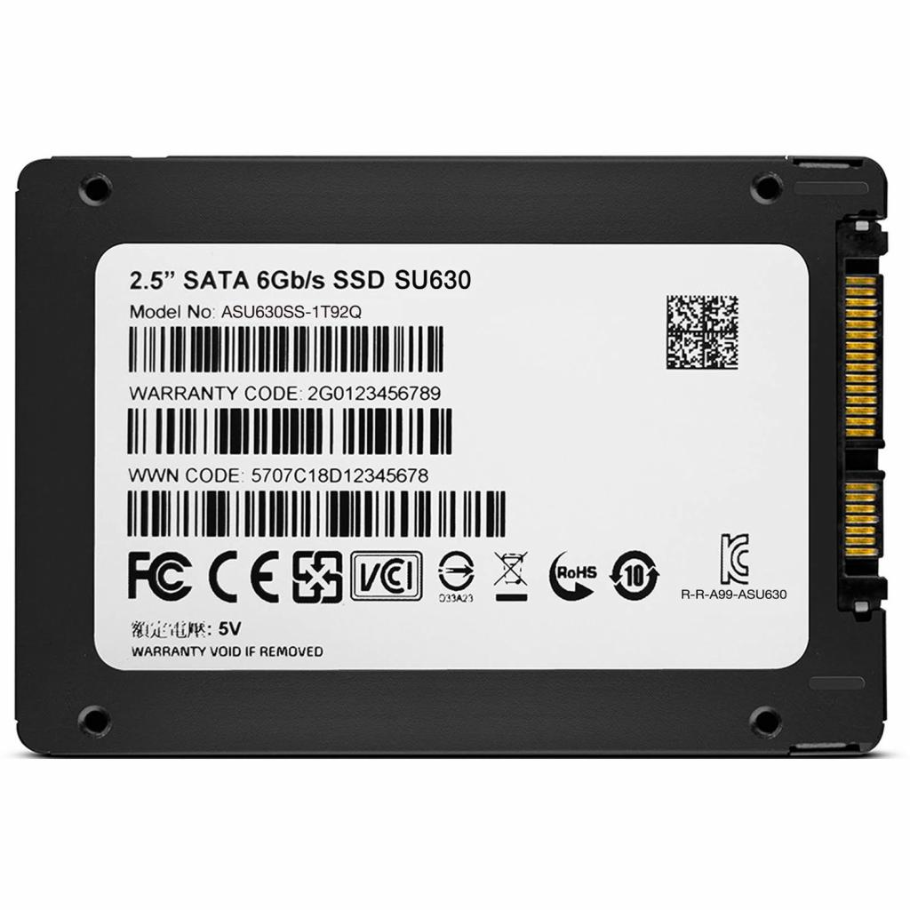 Накопичувач SSD 2.5" 240GB ADATA (ASU630SS-240GQ-R) зображення 5