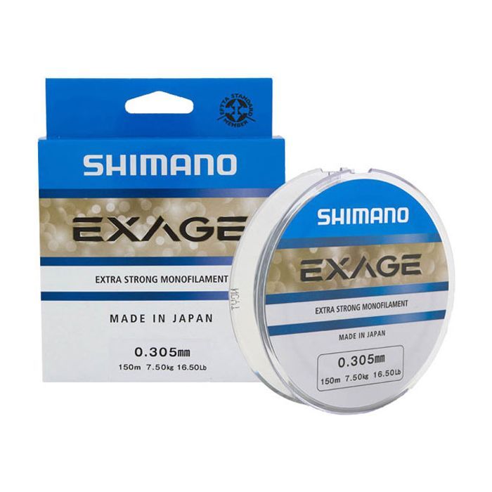 Волосінь Shimano Exage 150m 0.125mm 1.3kg (2266.75.33)