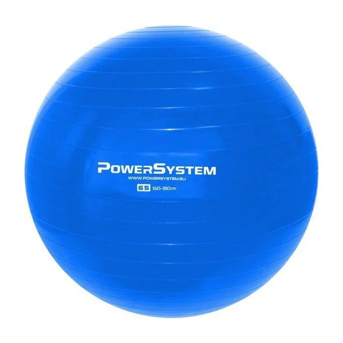 М'яч для фітнесу Power System PS-4012 65cm Blue (PS-4012_65cm_Blue)