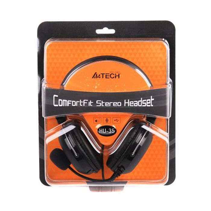 Наушники A4Tech HU-35 Black изображение 4