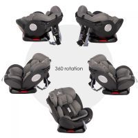 Автокресло Bertoni/Lorelli Lyra Isofix 0-36 кг Black/Grey (LYRA black/grey) изображение 3