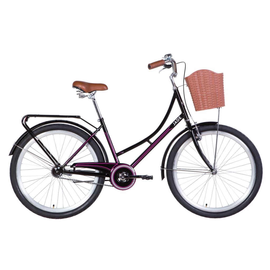 Велосипед Dorozhnik 26" JADE рама-17" 2021 Black/Pink (OPS-D-26-142)