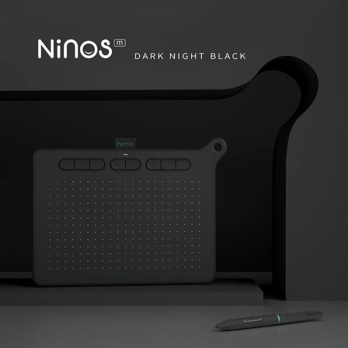Графический планшет Parblo Ninos M Black (NINOSM) изображение 9