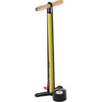 Велосипедный насос Lezyne STEEL FLOOR DRIVE Манометр 3,5" Yellow 220psi Y13 (4712805 997206)