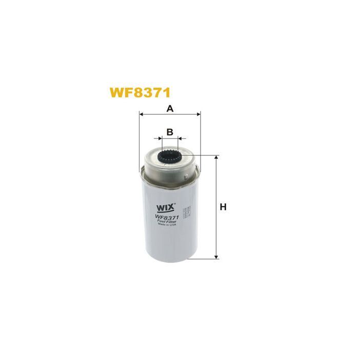 Фільтр паливний Wixfiltron WF8371