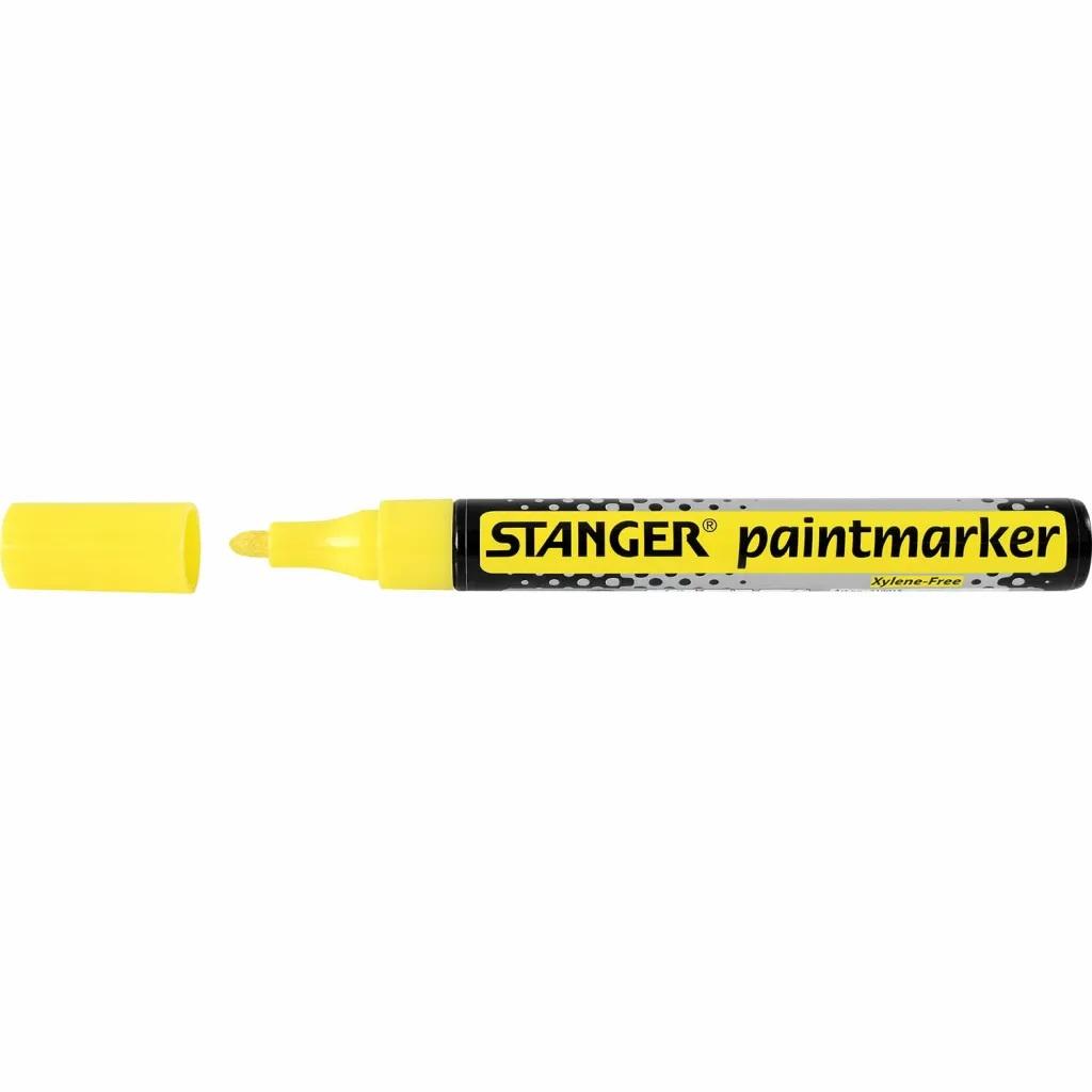 Маркер Stanger Permanent желтый Paint 2-4 мм (219015)
