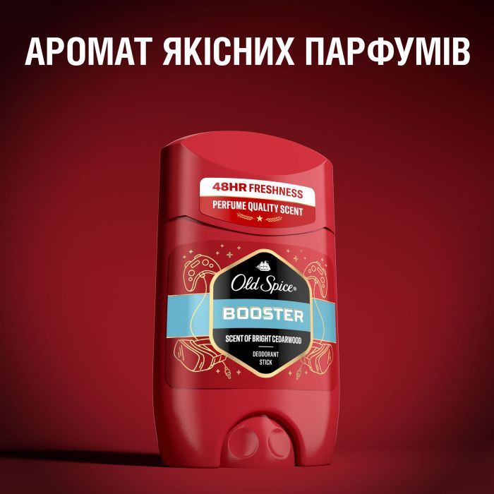 Антиперспирант Old Spice Booster Твердый 50 мл (8006540442111/8700216203555) изображение 7