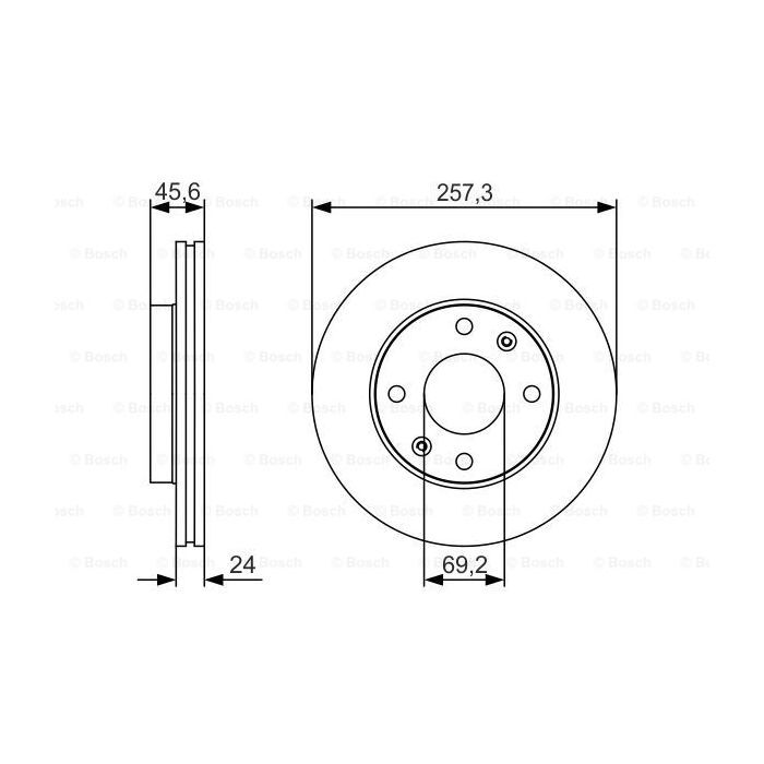 Тормозной диск Bosch 0 986 479 S03 изображение 5