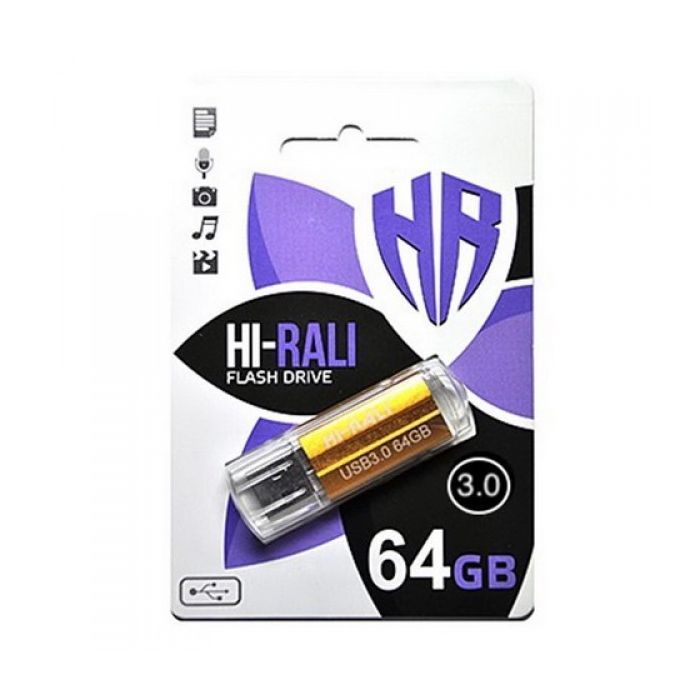 USB флеш накопитель Hi-Rali 64GB Corsair Series Bronze USB 3.0 (HI-64GB3CORBR)