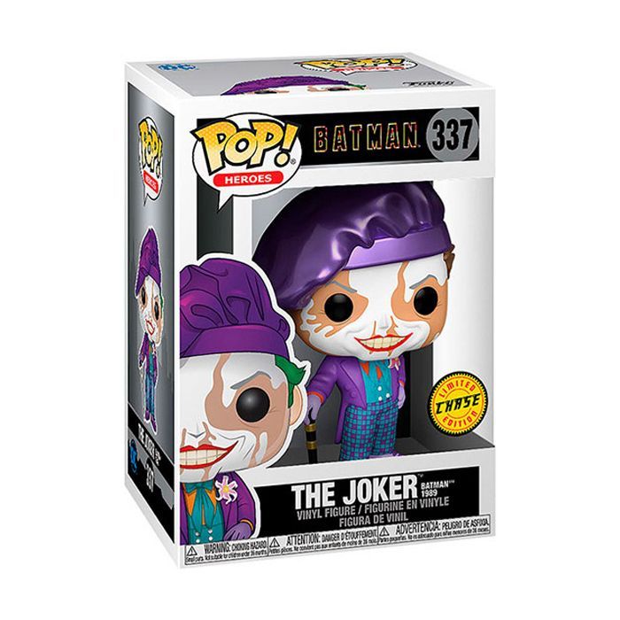 Фігурка для геймерів Funko Pop серії Batman 1989 - JOKER WITH HAT WITH CHASE (47709) зображення 5