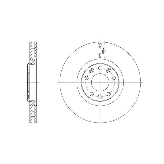 Тормозной диск REMSA 61628.10